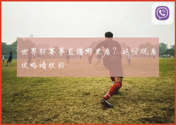 世界杯赛事直播哪里看?这份观看攻略请收好